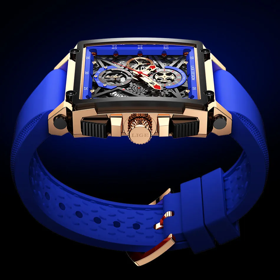 Luxury Waterproof Quartz Square Wrist Watches