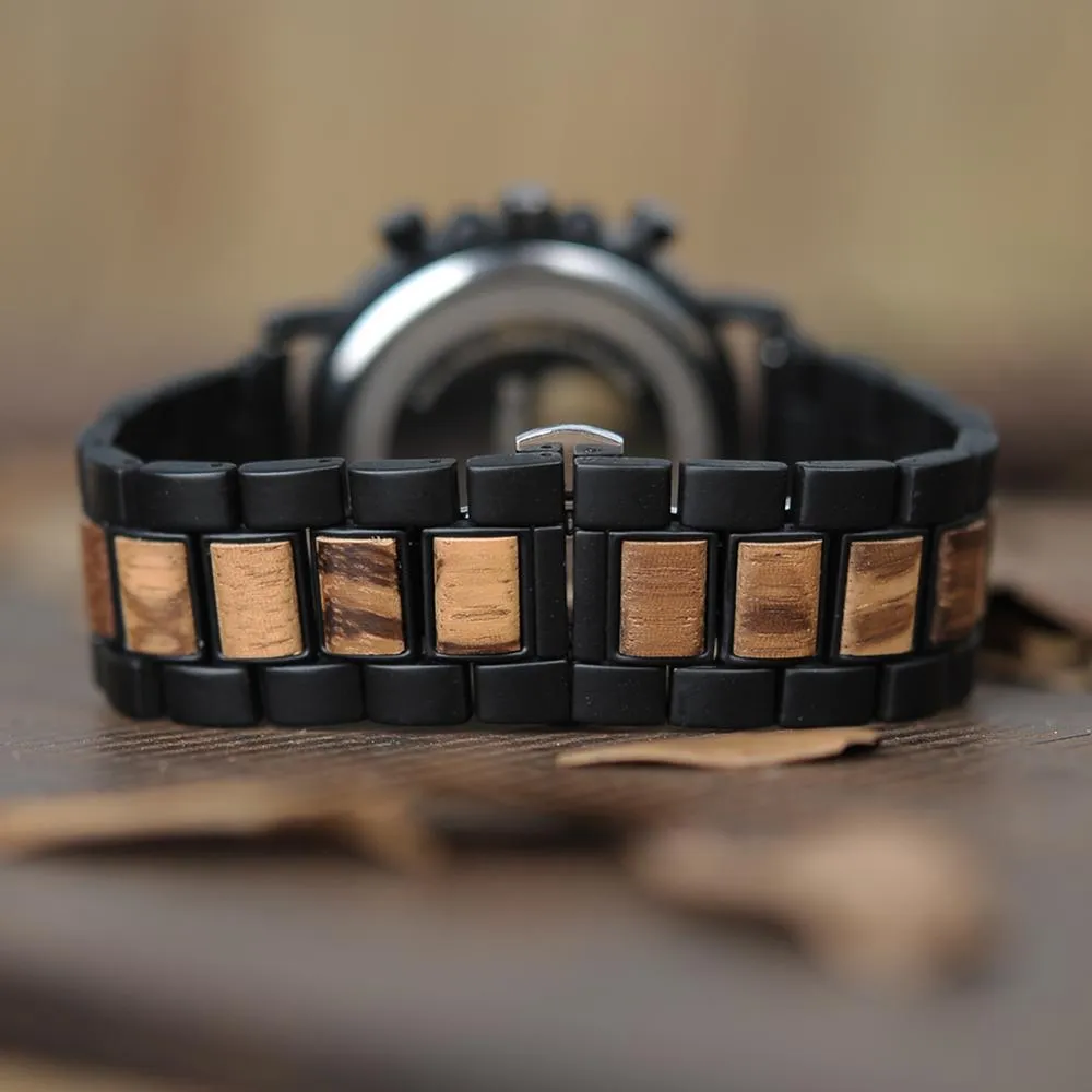 Man Watch Luxury Men&#39;s Men Watches For Men Quartz Wristwatches Luminous Wood  Male Watch Chronograph Orologio Uomo Timepieces