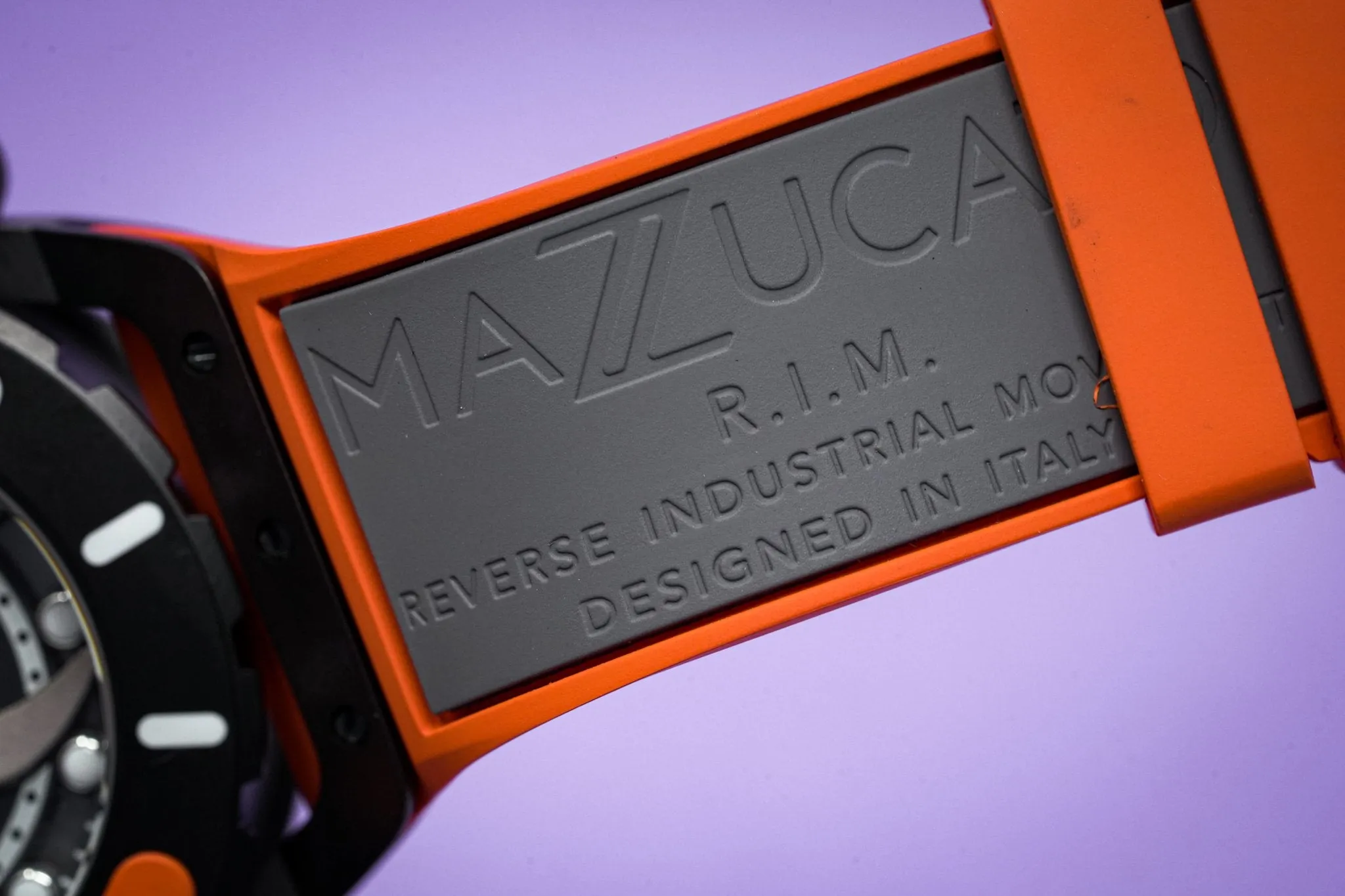 Mazzucato Automatic Reversible Watch Scuba Orange