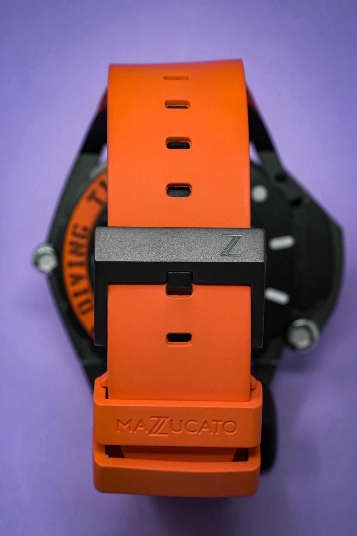 Mazzucato Automatic Reversible Watch Scuba Orange