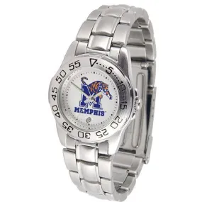 Memphis Tigers Ladies Steel Band Sports Watch