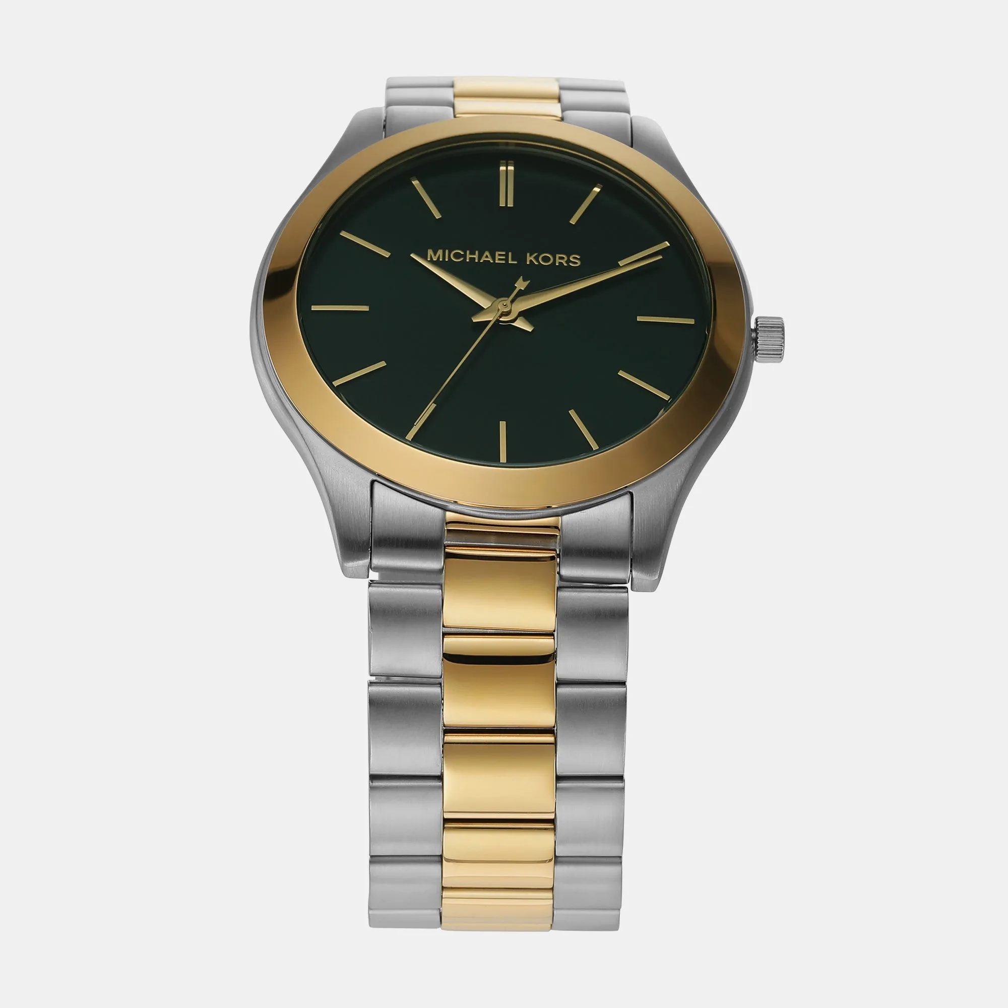 Men's Black Analog Stainless Steel Watch MK9149