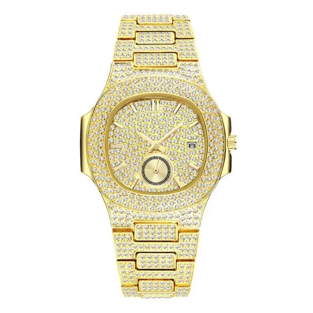 Mens Luxury Chronograph Quartz Wristwatches