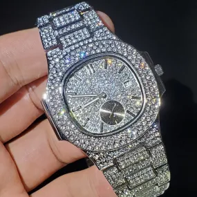 Mens Luxury Chronograph Quartz Wristwatches