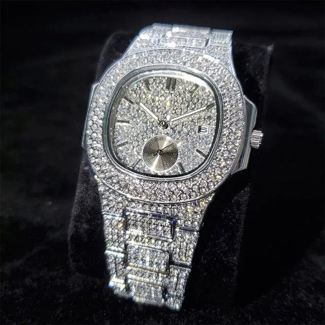 Mens Luxury Chronograph Quartz Wristwatches