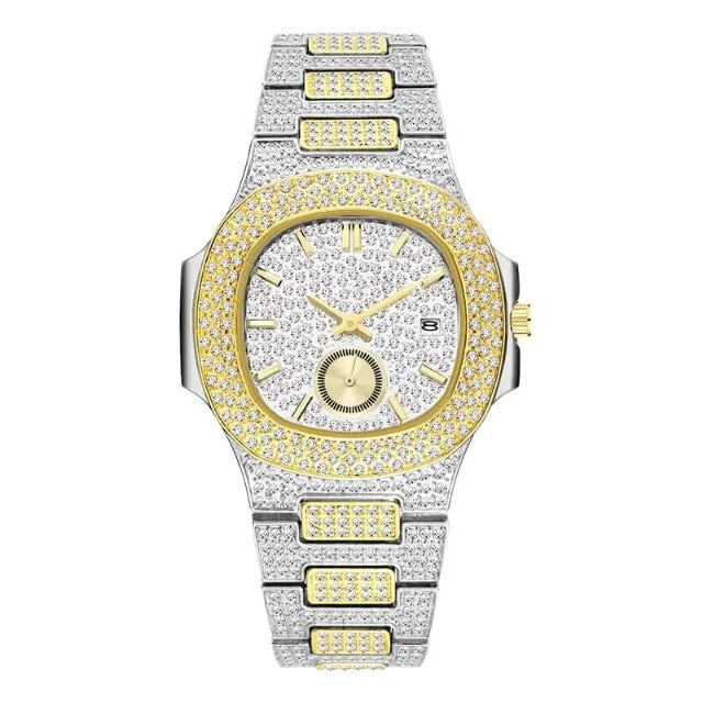 Mens Luxury Chronograph Quartz Wristwatches