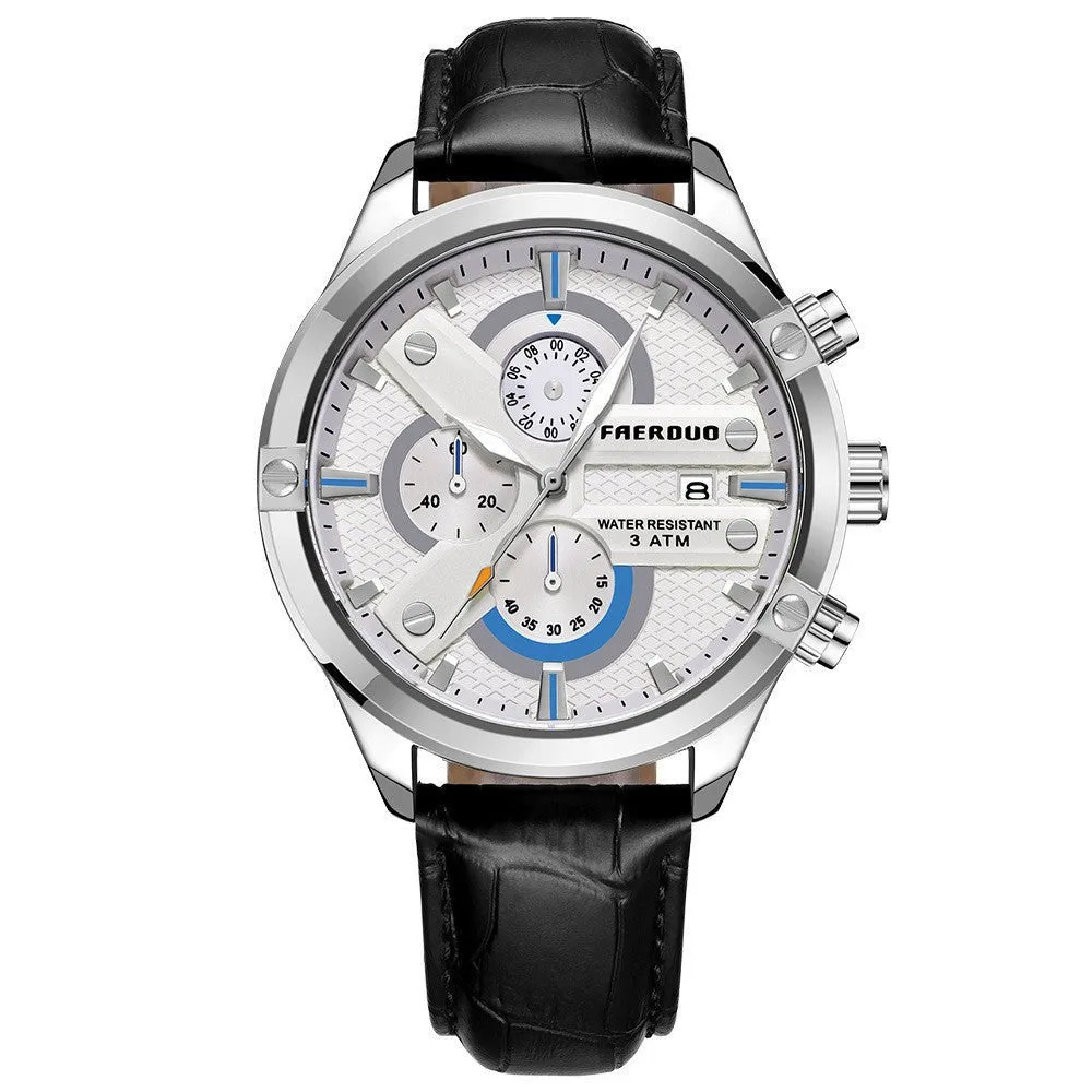 Men's Multifunctional Business 30M Waterproof Watches