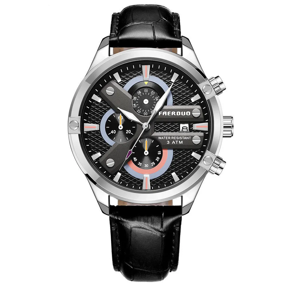 Men's Multifunctional Business 30M Waterproof Watches