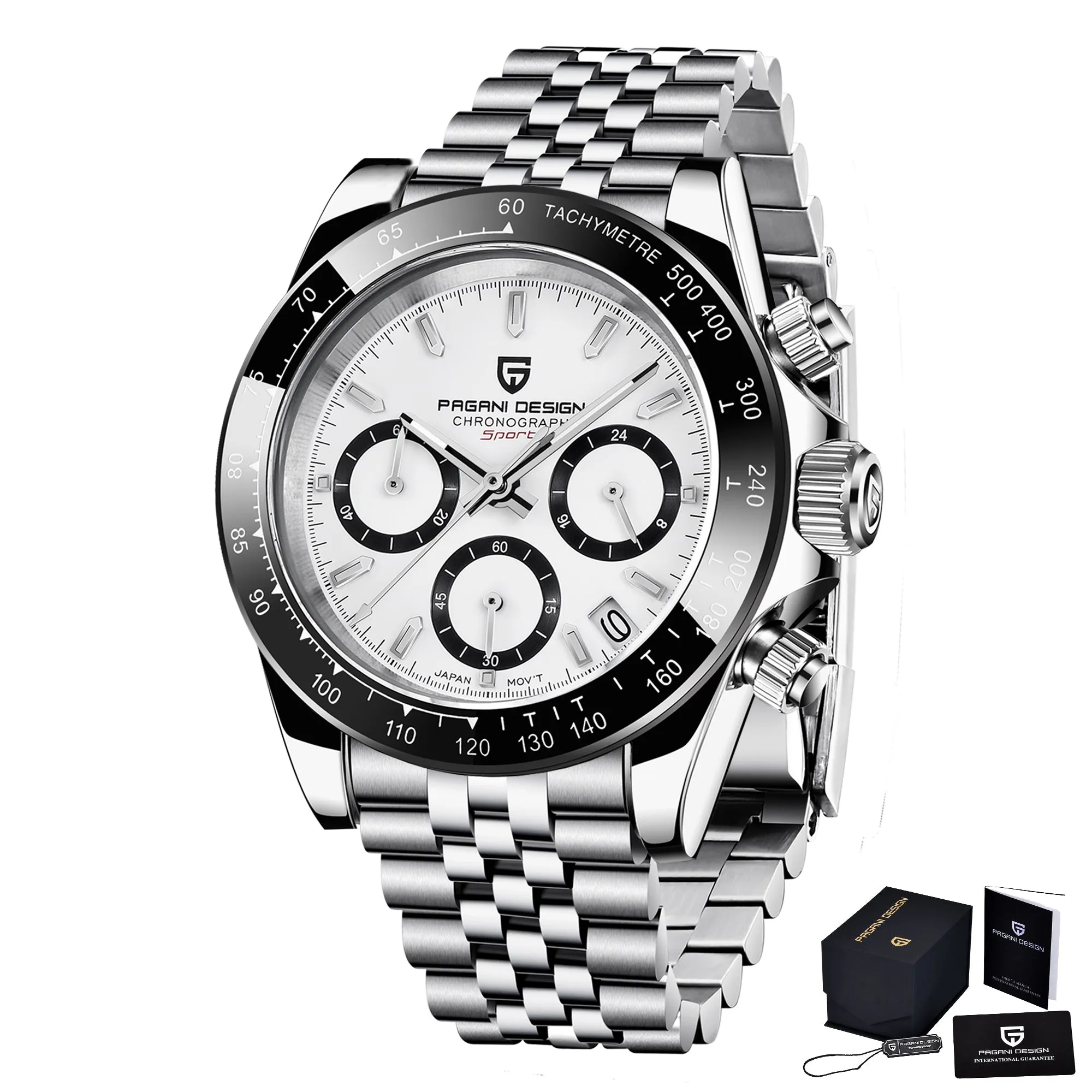 Mens Quartz Watches Automatic Date Luxury Gold Wristwatch