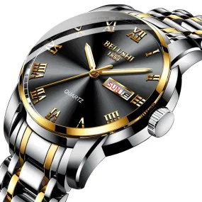 Men's Stainless Steel Luminous Business Watch