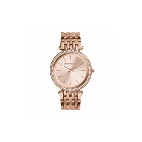 Michael Kors Darci Rose Gold-Tone Glitz Watch