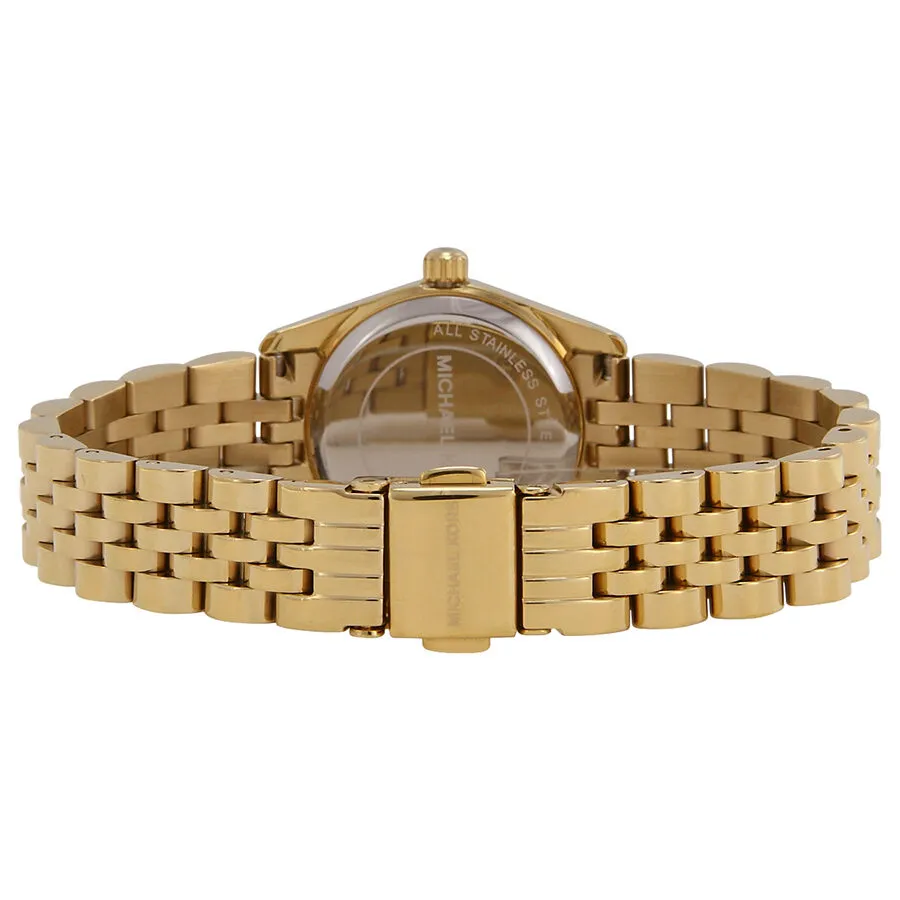 Michael Kors Lexington Petite Orange Dial Ladies Watch MK3284