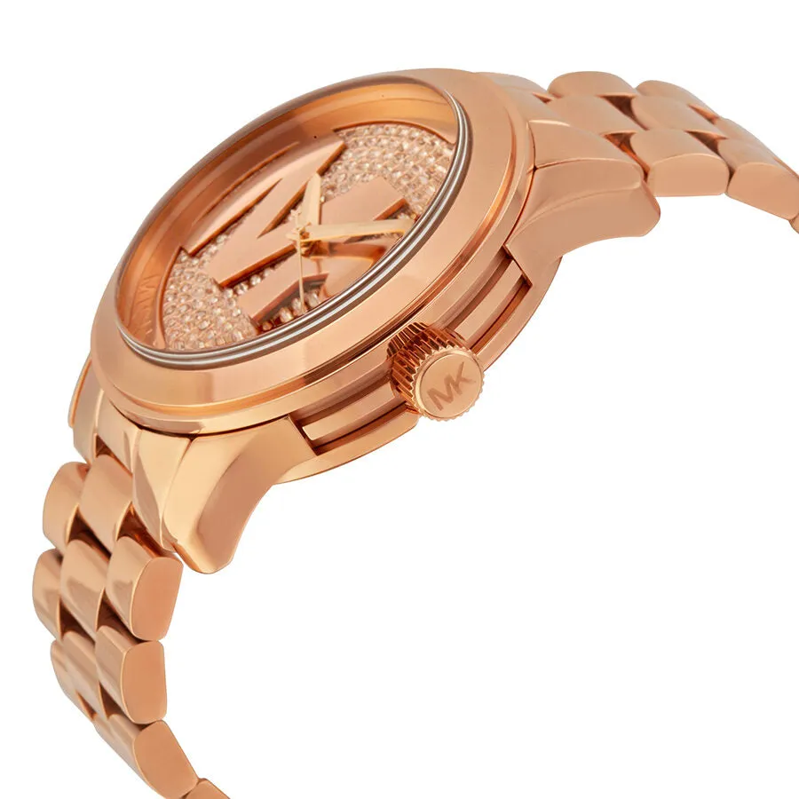 Michael Kors Runway Rose Dial Rose Gold-plated Ladies Watch MK5661