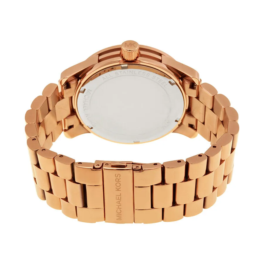 Michael Kors Runway Rose Dial Rose Gold-plated Ladies Watch MK5661