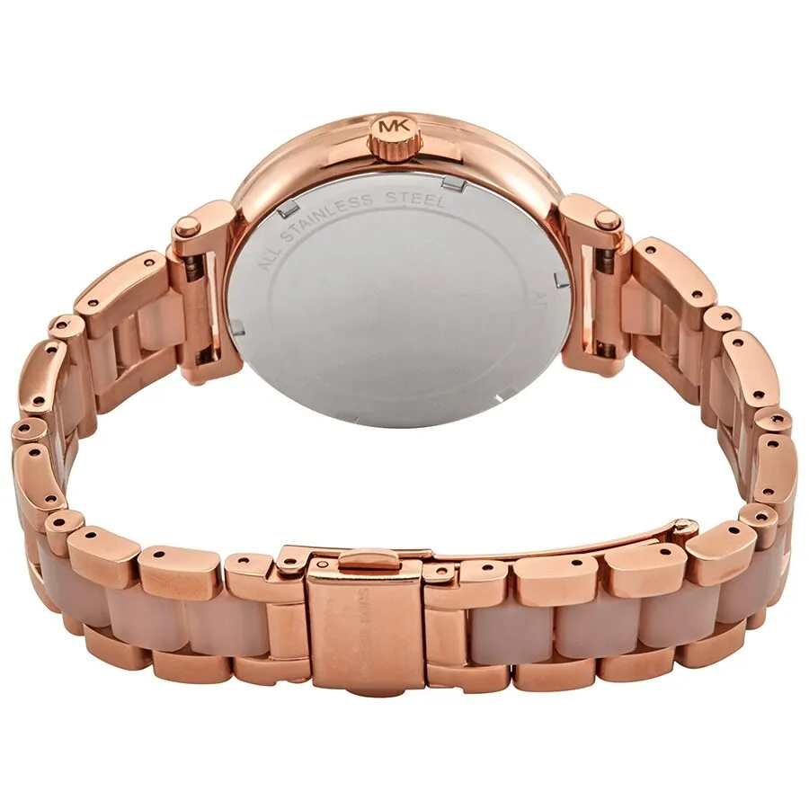 Michael Kors Sofie Quartz Crystal Rose Gold Dial Ladies Watch MK4336