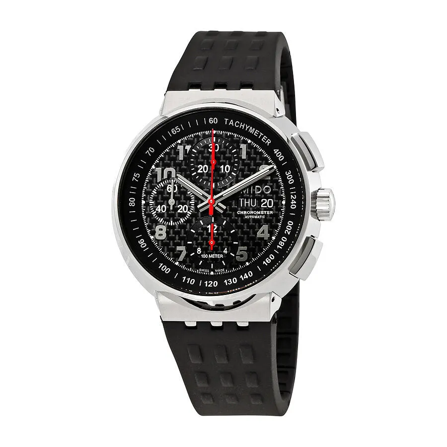 Mido All Dial Carbon Fiber Chronograph Automatic Men's Watch M8360.4.D8.9