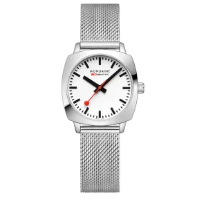 MONDAINE PETITE CUSHION, STAINLESS STEEL, 31 MM- MSL.31110.SM