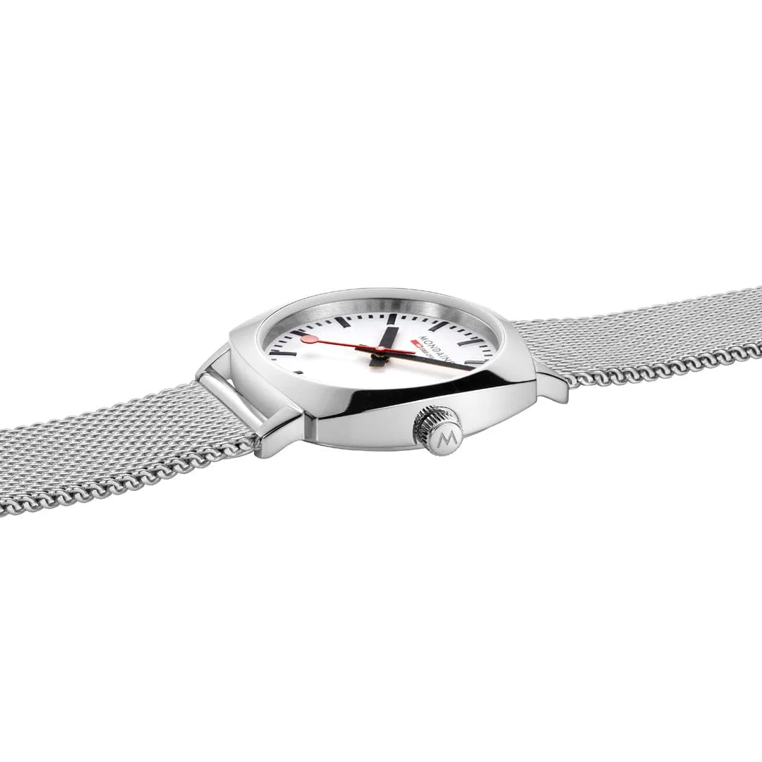 MONDAINE PETITE CUSHION, STAINLESS STEEL, 31 MM- MSL.31110.SM