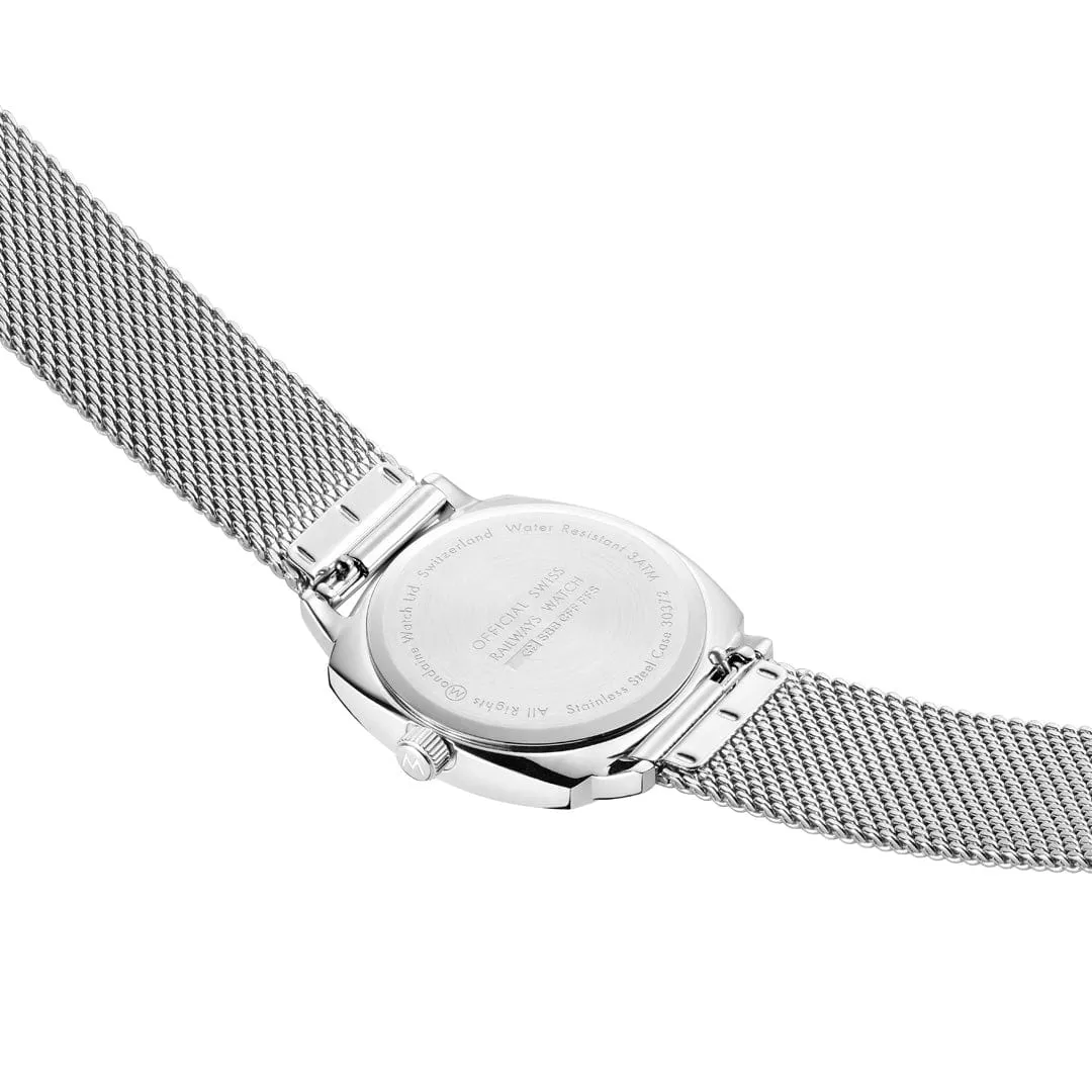 MONDAINE PETITE CUSHION, STAINLESS STEEL, 31 MM- MSL.31110.SM