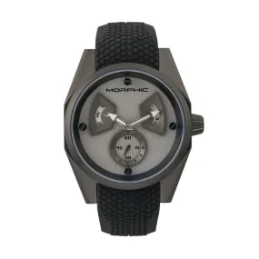 Morphic M34 Series Men's Watch w/ Day/Date - Black/Grey