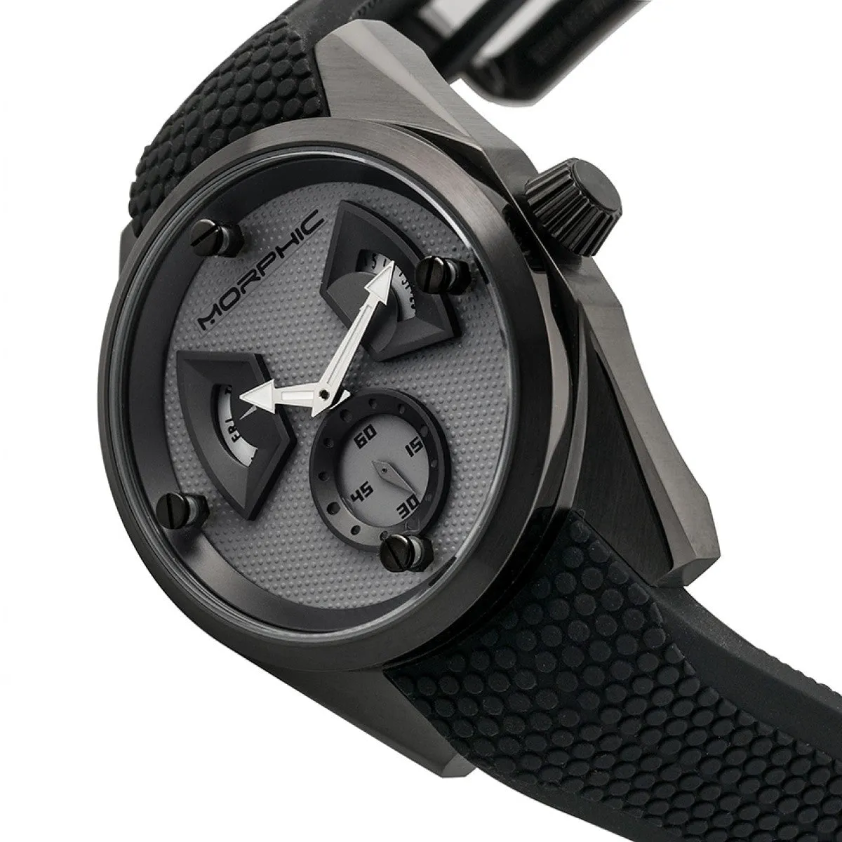 Morphic M34 Series Men's Watch w/ Day/Date - Black/Grey