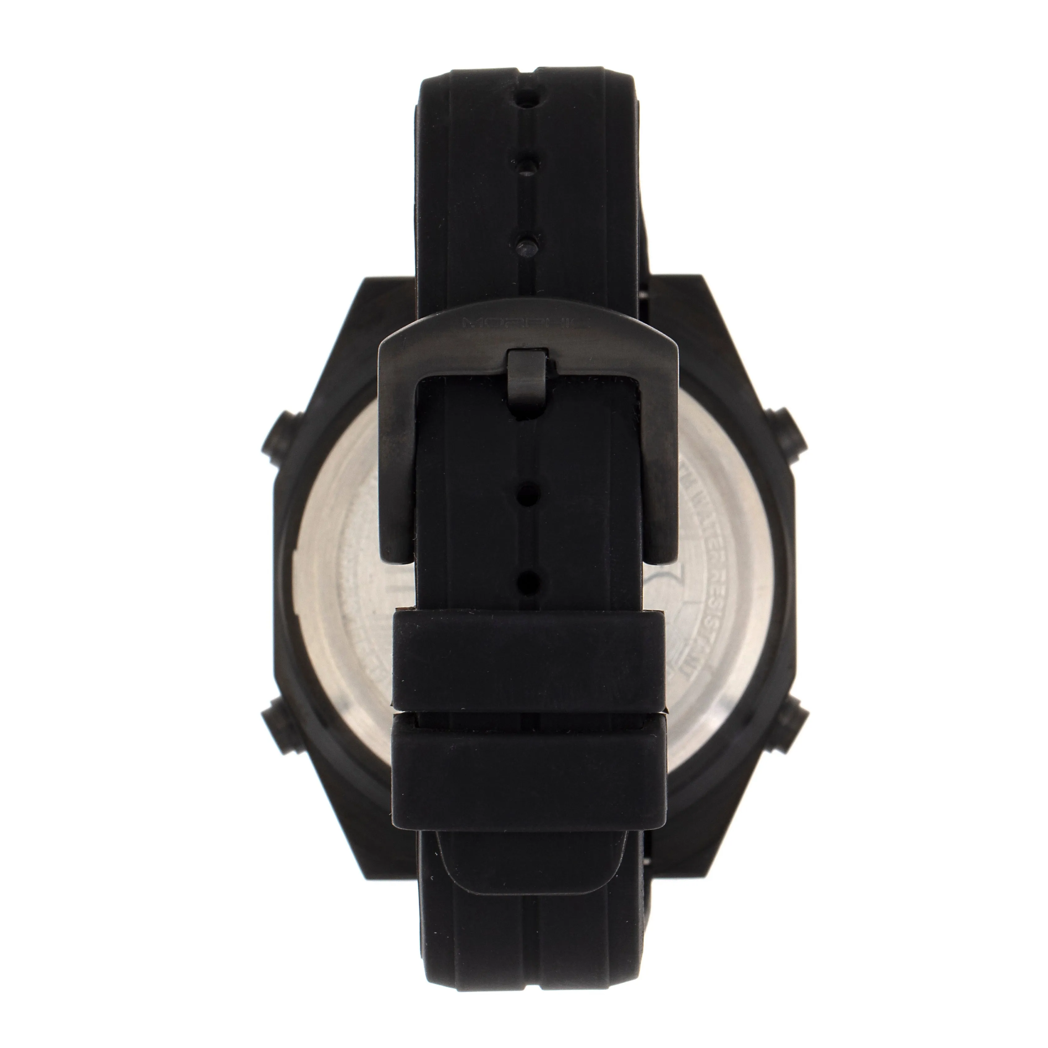 Morphic M76 Series Drum-Roll Strap Watch - Black