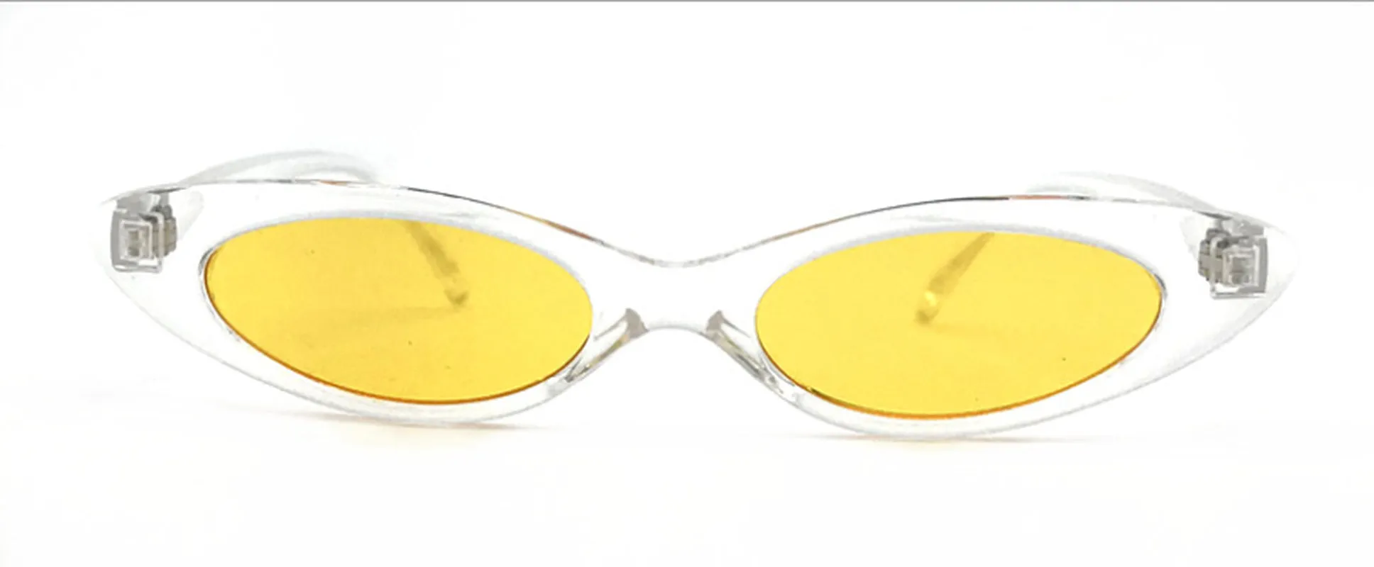 New Oval Frame Sunglasses Transparent Ocean Glasses Glasses Personality Retro Sunglasses Fashion Wild Sunglasses