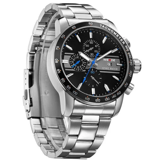 Newest WEIDE Unique Men's Wristwatch Military Watches Analog-Complete Calendar Display Japan Miyota Quartz Watch 30m Waterproof
