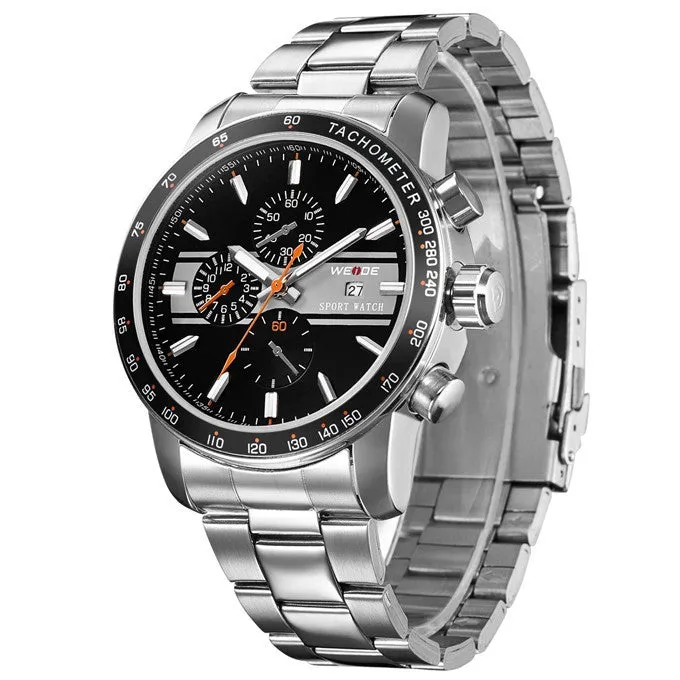 Newest WEIDE Unique Men's Wristwatch Military Watches Analog-Complete Calendar Display Japan Miyota Quartz Watch 30m Waterproof