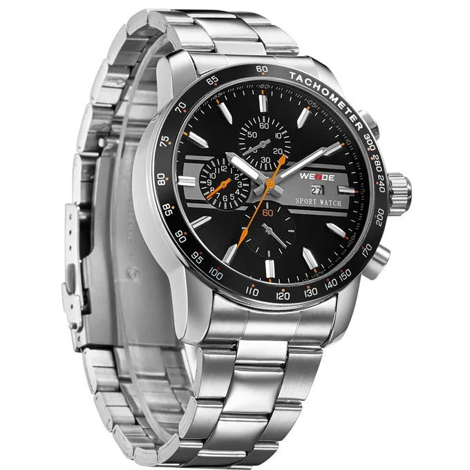 Newest WEIDE Unique Men's Wristwatch Military Watches Analog-Complete Calendar Display Japan Miyota Quartz Watch 30m Waterproof