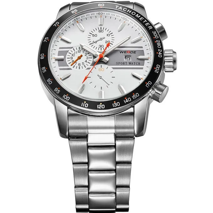 Newest WEIDE Unique Men's Wristwatch Military Watches Analog-Complete Calendar Display Japan Miyota Quartz Watch 30m Waterproof