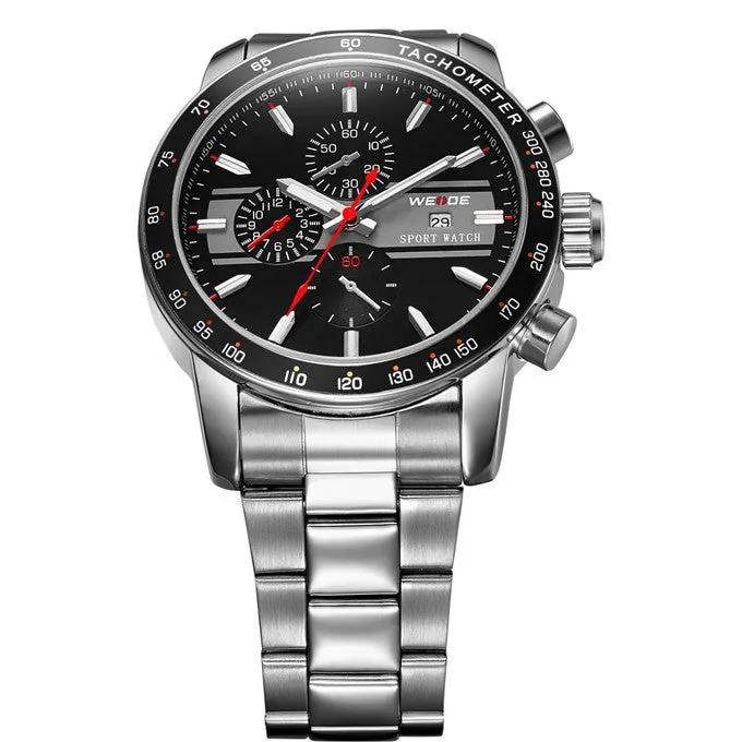 Newest WEIDE Unique Men's Wristwatch Military Watches Analog-Complete Calendar Display Japan Miyota Quartz Watch 30m Waterproof