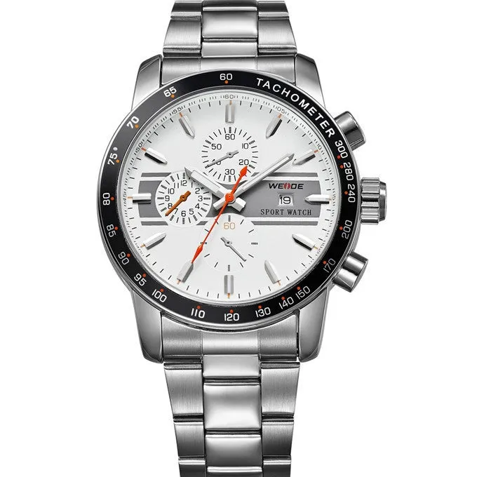 Newest WEIDE Unique Men's Wristwatch Military Watches Analog-Complete Calendar Display Japan Miyota Quartz Watch 30m Waterproof