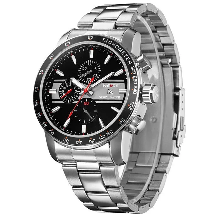 Newest WEIDE Unique Men's Wristwatch Military Watches Analog-Complete Calendar Display Japan Miyota Quartz Watch 30m Waterproof