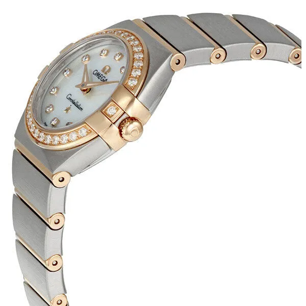 Omega Constellation Mini Diamond Ladies Watch 12325246055001 123.25.24.60.55.001