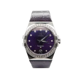 Omega Constellation Stainless Steel and Diamond Quartz Vintage Watch - 2012