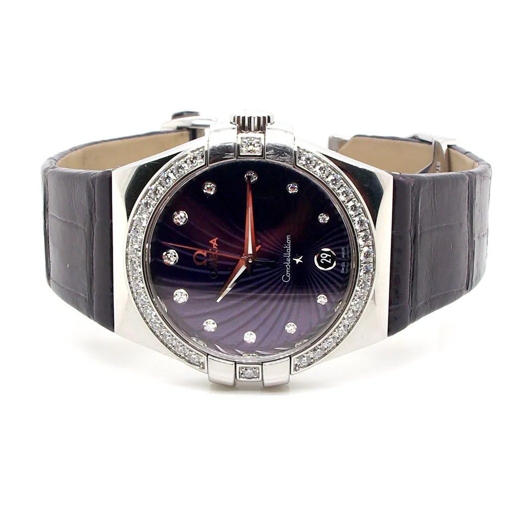 Omega Constellation Stainless Steel and Diamond Quartz Vintage Watch - 2012
