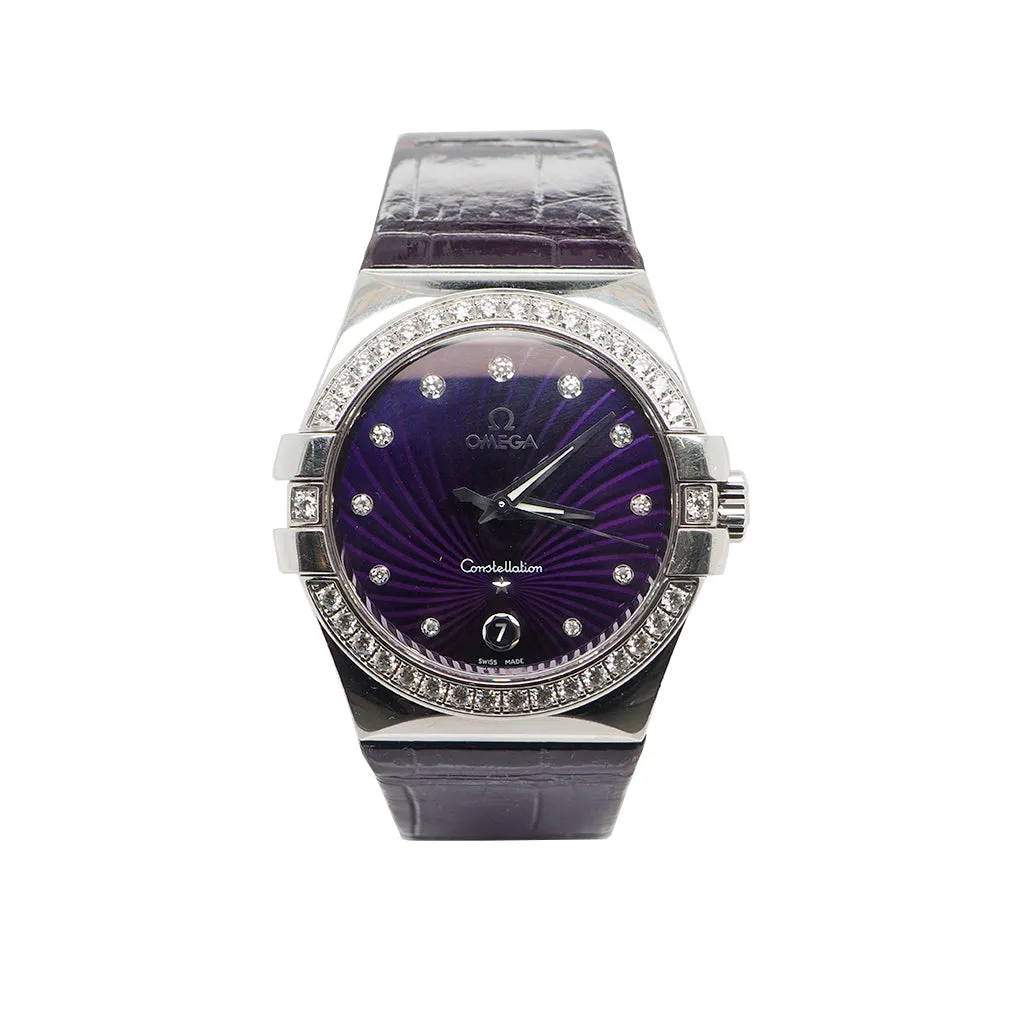 Omega Constellation Stainless Steel and Diamond Quartz Vintage Watch - 2012