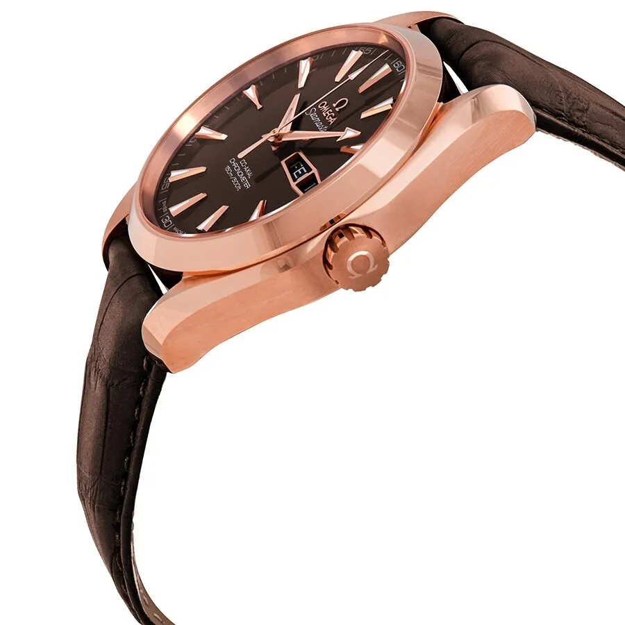 Omega Seamaster Aqua Terra Automatic Men's Leather Watch 231.53.43.22.06.001