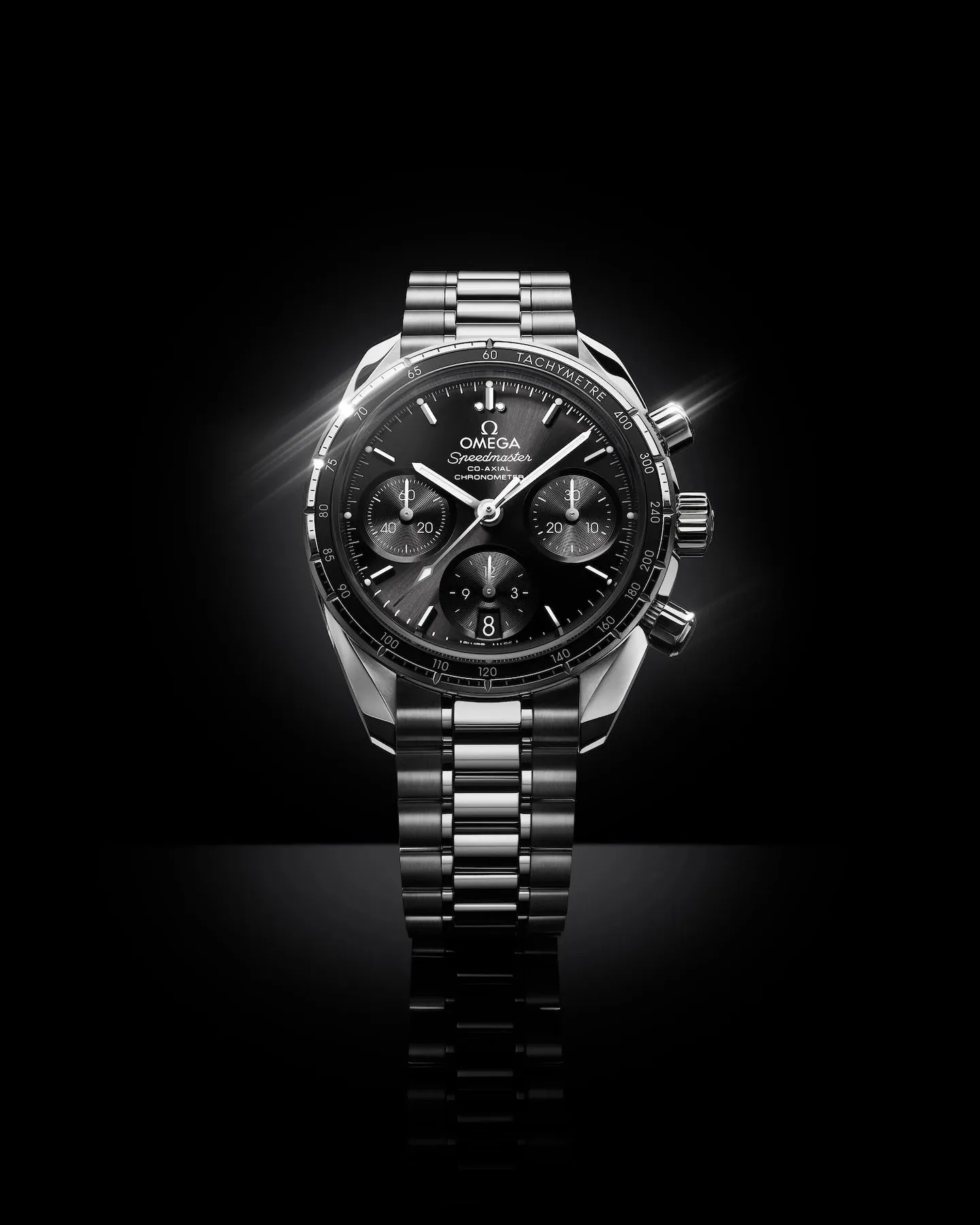 Omega Speedmaster 38 38mm Steel on Steel 324.30.38.50.01.001