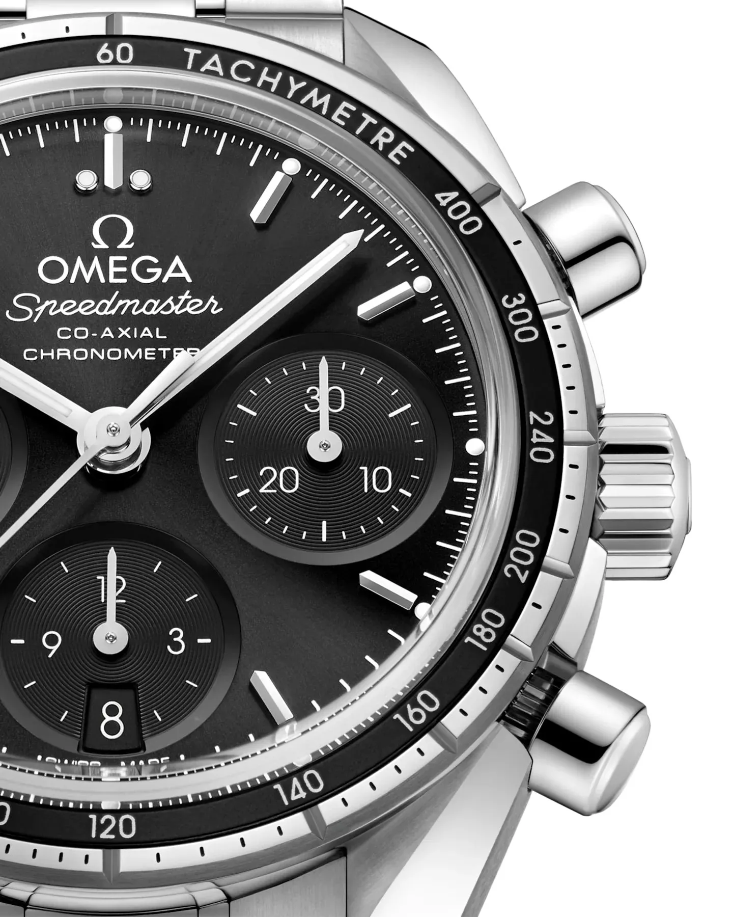 Omega Speedmaster 38 38mm Steel on Steel 324.30.38.50.01.001