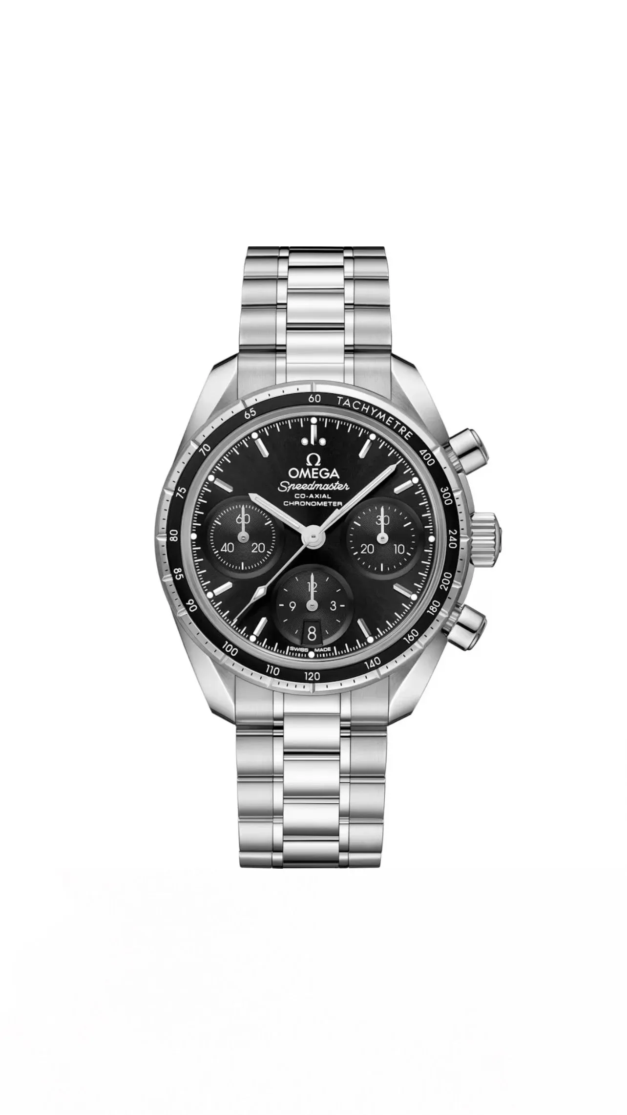 Omega Speedmaster 38 38mm Steel on Steel 324.30.38.50.01.001