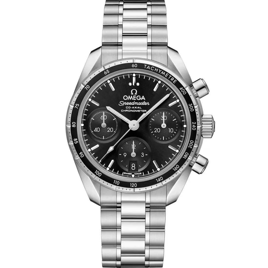 Omega Speedmaster 38 38mm Steel on Steel 324.30.38.50.01.001