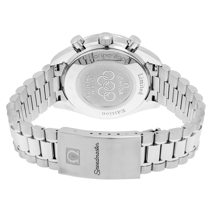 Omega Speedmaster Olympic Edition Silver Dial Stainless Steel Men's Watch 3538.30