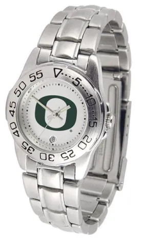 Oregon Ducks Ladies Steel Band Sports Watch