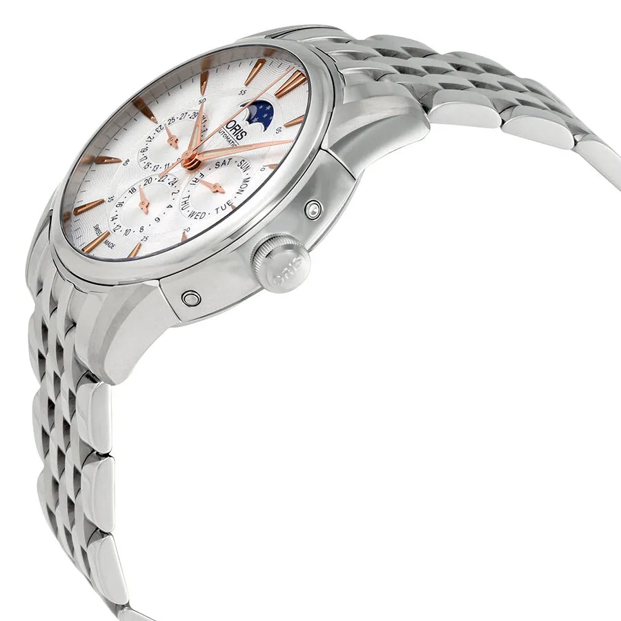 Oris Artelier Automatic Multi-Function Silver Dial Men's Watch 582-7689-4021MB 01 582 7689 4021-07 8 21 77