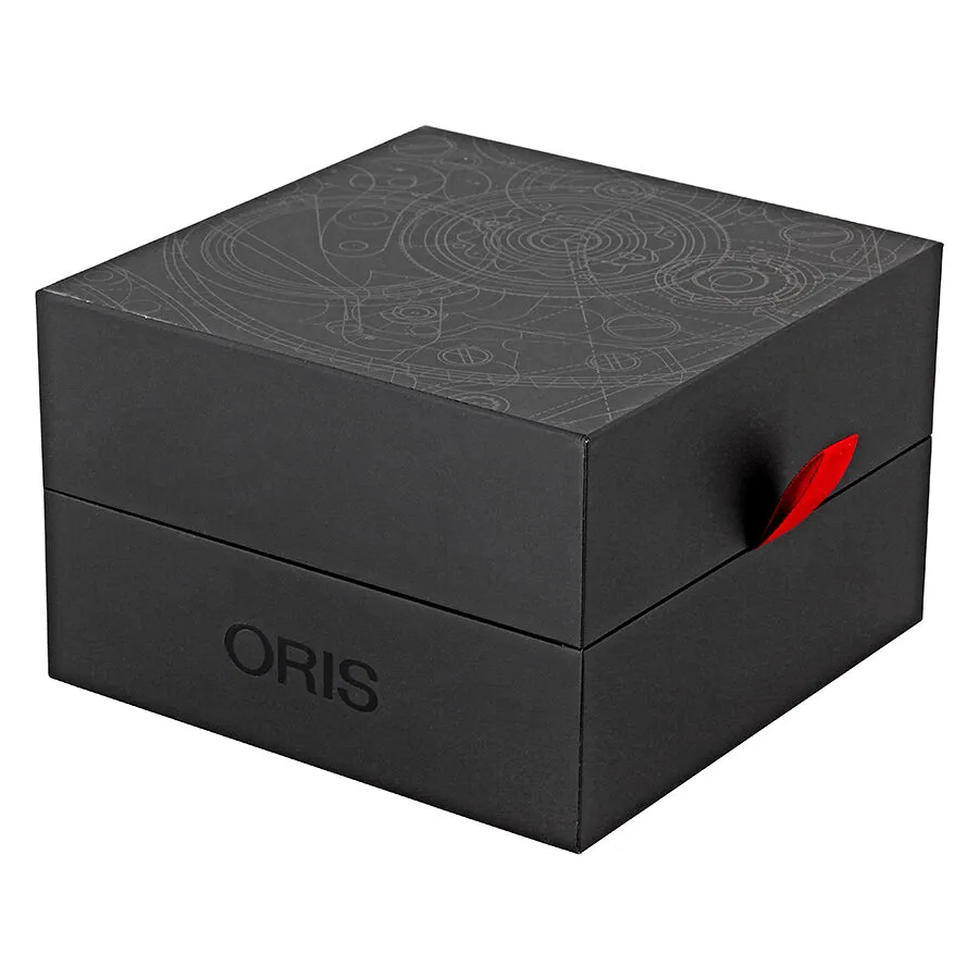 Oris Artelier Complication Silver Dial Brown Leather Men's Watch 01 582 7689 4051-07 5 21 70FC