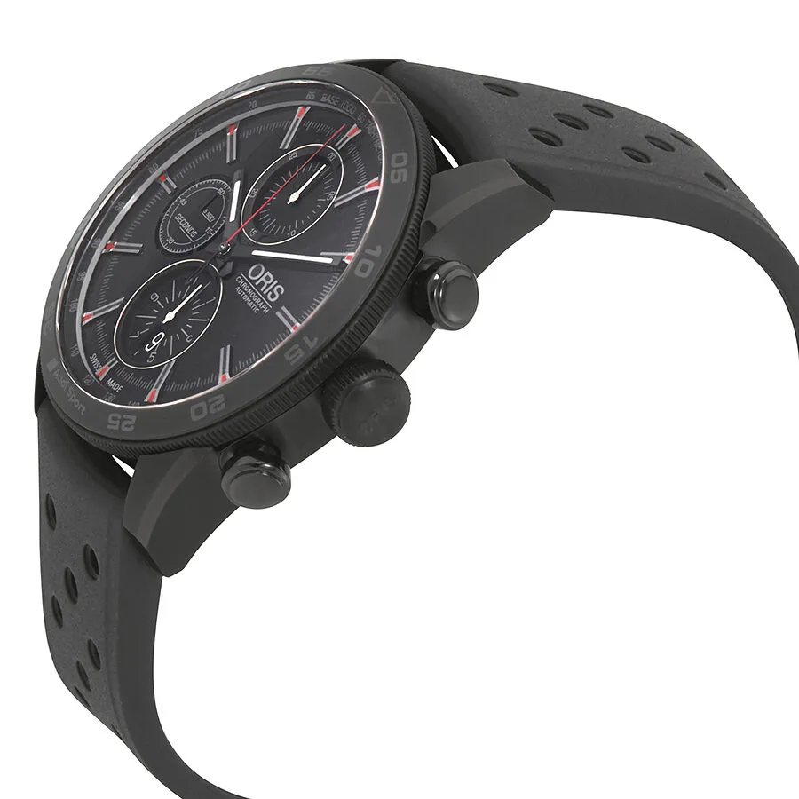 Oris Audi Sport Chronograph Black Dial Men's Watch 01 774 7661 7784-Set RS