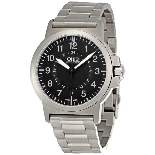 Oris BC3 Air Racing Black Dial Stainless Steel Case GMT Men's Watch 668-7647-7184SET 668-7647-7184 SET