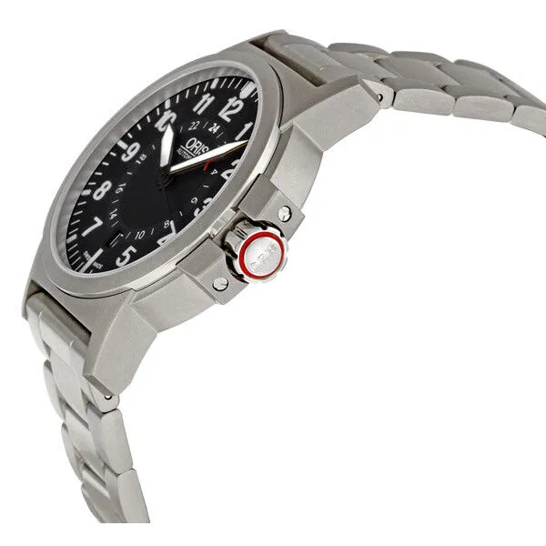 Oris BC3 Air Racing Black Dial Stainless Steel Case GMT Men's Watch 668-7647-7184SET 668-7647-7184 SET